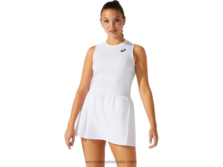 Asics alb strălucitor/alb strălucitor rochie chibrită de damă ZF4644067