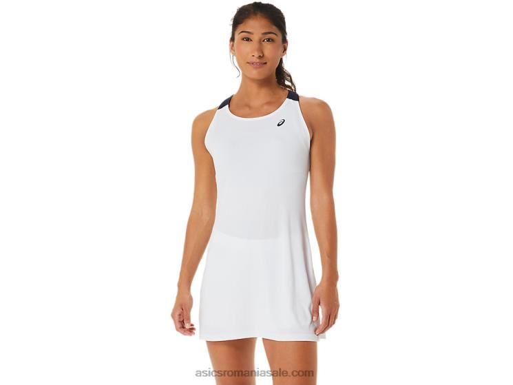 Asics alb strălucitor/miezul nopții rochie de curte pentru femei ZF4642554