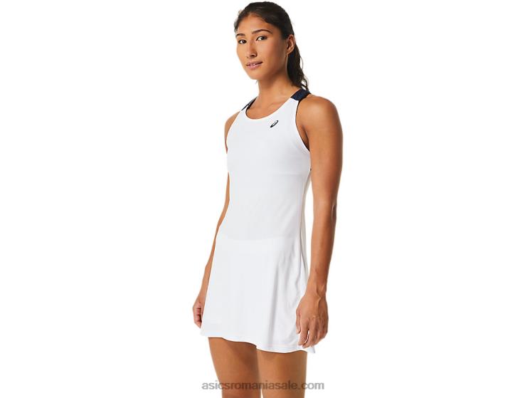 Asics alb strălucitor/miezul nopții rochie de curte pentru femei ZF4642554