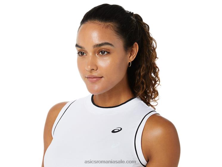 Asics alb strălucitor rochie de dama ZF4643481