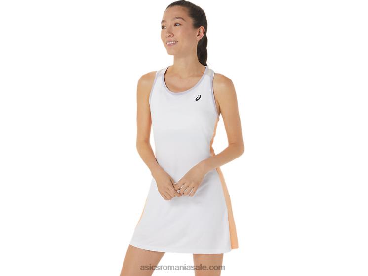 Asics alb strălucitor/violet amurg rochie grafică curte damă ZF4642451