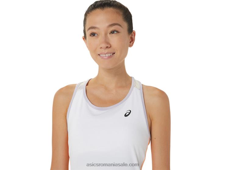 Asics alb strălucitor/violet amurg rochie grafică curte damă ZF4642451