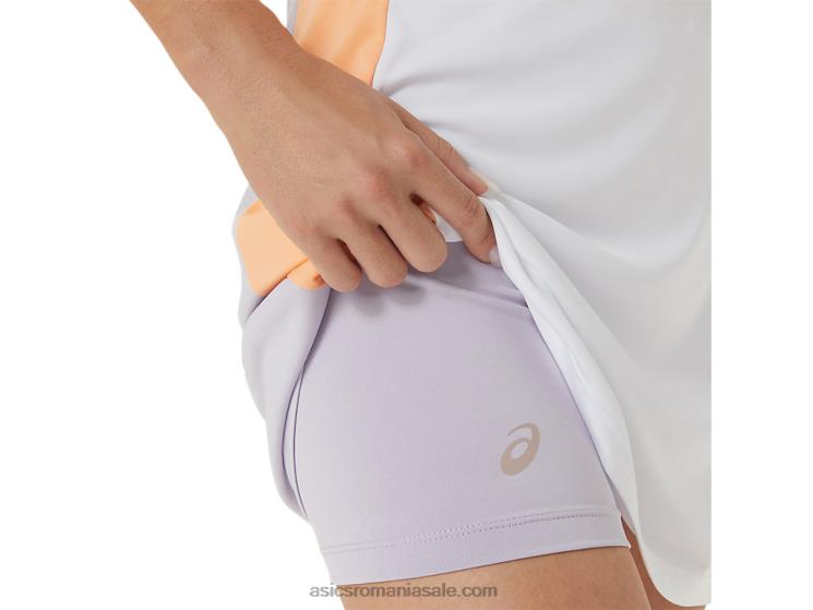 Asics alb strălucitor/violet amurg rochie grafică curte damă ZF4642451
