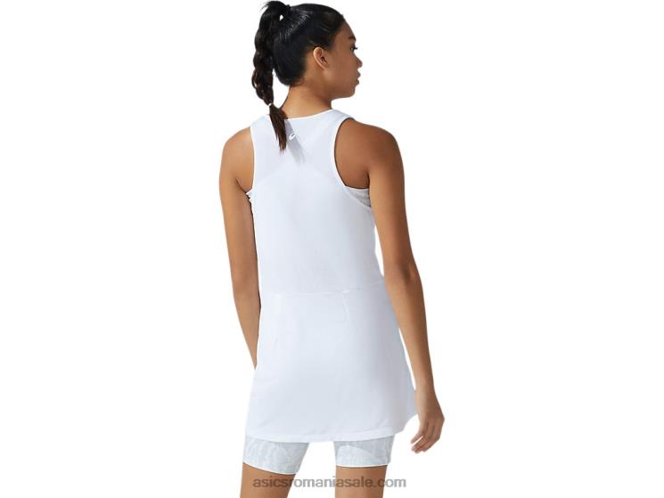Asics imprimeu alb/gri glaciar rochie nouă strong 92 pentru femei ZF4643821
