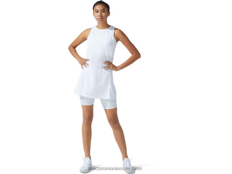 Asics imprimeu alb/gri glaciar rochie nouă strong 92 pentru femei ZF4643821