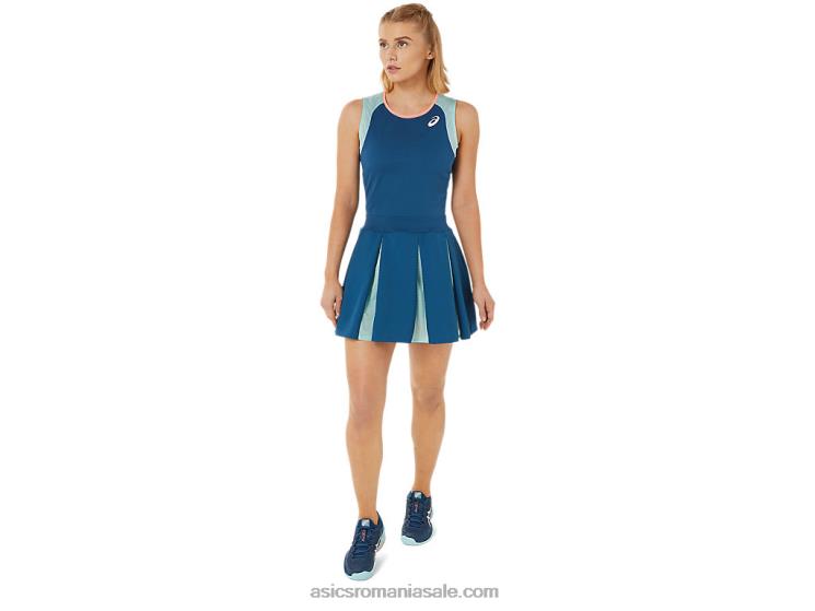 Asics indigo deschis rochie chibrită de damă ZF4643502