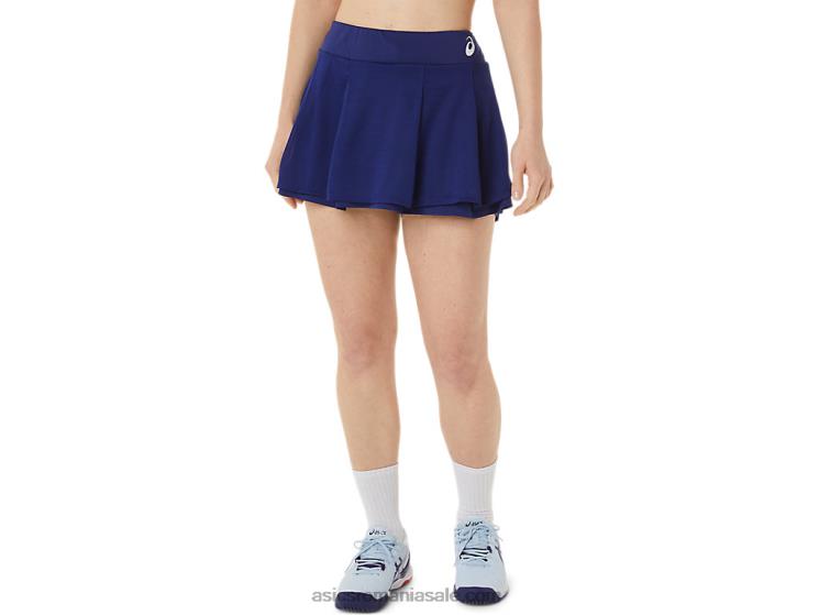 Asics se scufundă albastru fusta de meci pentru femei ZF4643041
