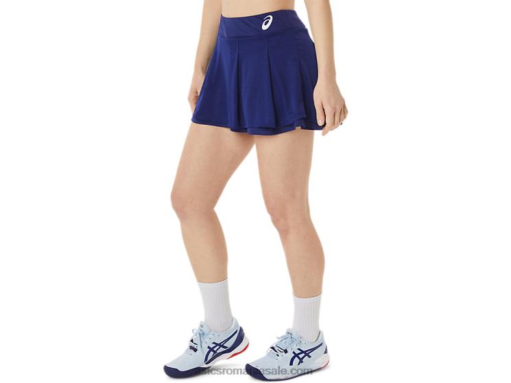 Asics se scufundă albastru fusta de meci pentru femei ZF4643041