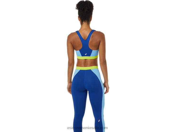 Asics albastru/cer arctic/gecko verde noul sutien puternic reutilizat pentru femei ZF4643842