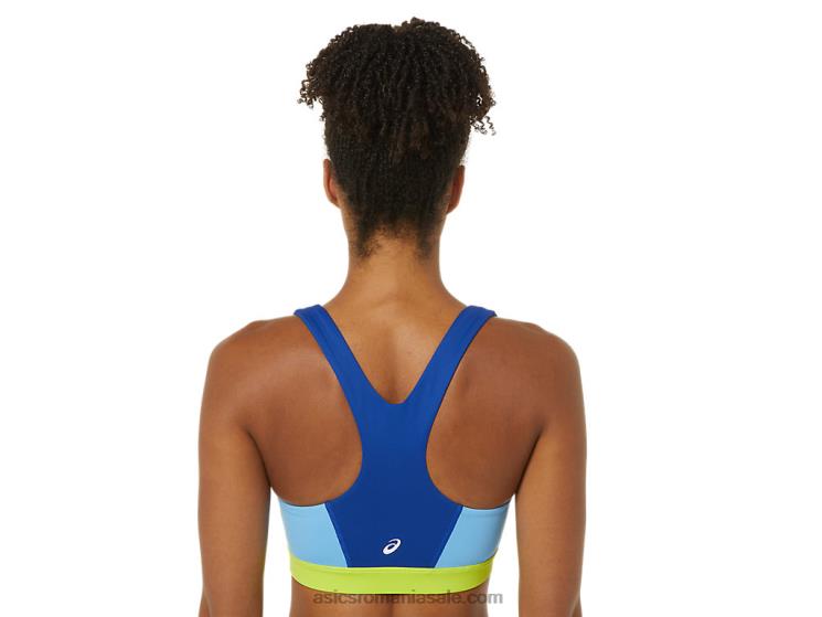 Asics albastru/cer arctic/gecko verde noul sutien puternic reutilizat pentru femei ZF4643842