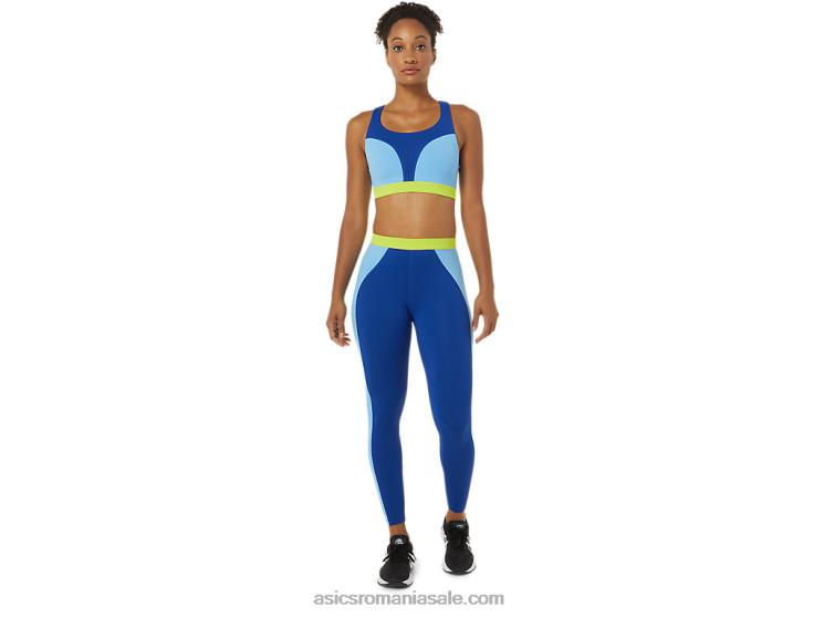 Asics albastru/cer arctic/gecko verde noul sutien puternic reutilizat pentru femei ZF4643842