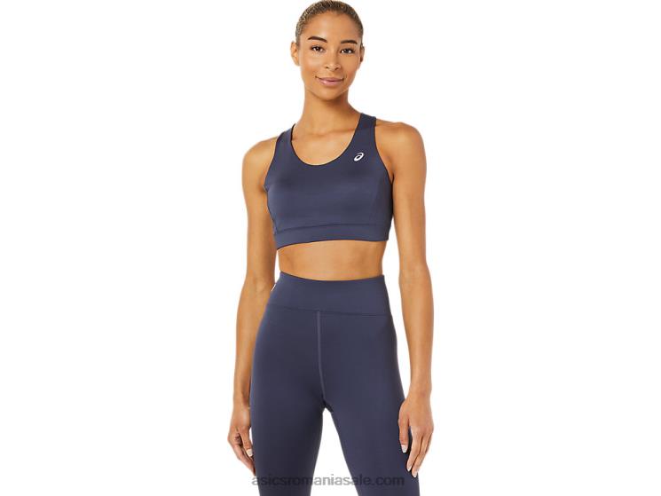 Asics ceață indigo sutien cu bretele încrucișate pentru femei ZF4643379