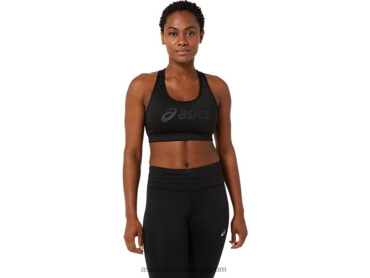 Asics negru de performanță sutien captusit dama ZF4643565