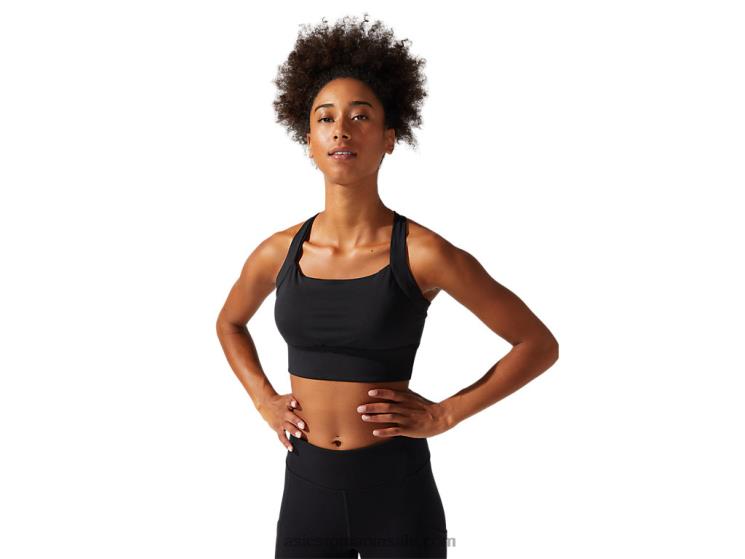 Asics negru de performanță sutien de bază pentru femei ZF4643851