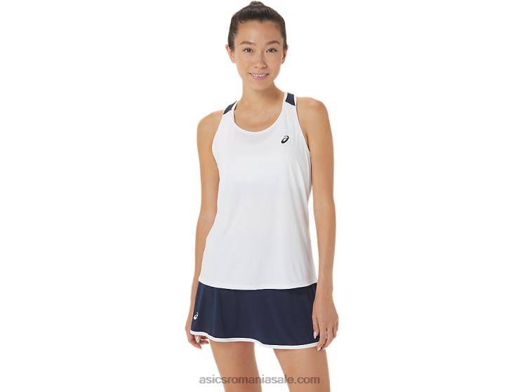 Asics alb strălucitor/miezul nopții tancul de curte pentru femei ZF4642566