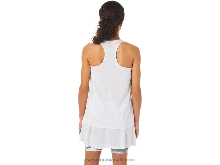 Asics alb strălucitor noul tanc strong 92 pentru femei ZF4643279