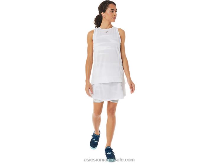Asics alb strălucitor noul tanc strong 92 pentru femei ZF4643279