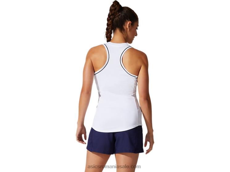 Asics alb strălucitor rezervor pentru femei ZF4643876