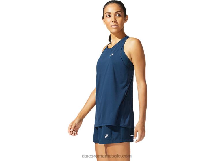 Asics albastru francez cursa feminină fără mâneci ZF4644078