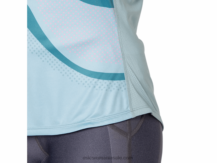 Asics albastru fum tanc grafic pentru femei ZF4644045