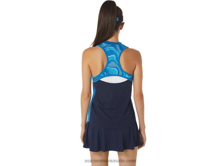 Asics albastru renăscut tanc grafic pentru femei ZF4642556