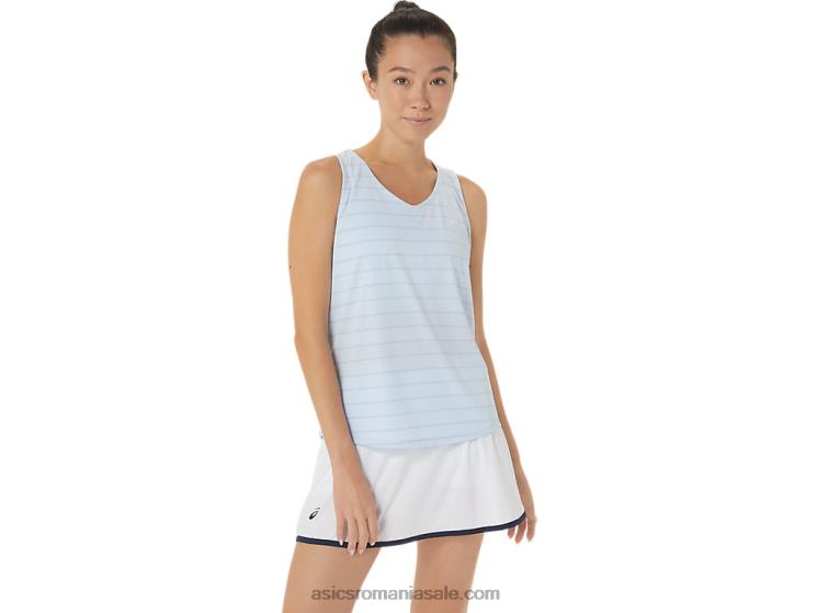 Asics cer moale tanc cu dungi curte pentru femei ZF4642558