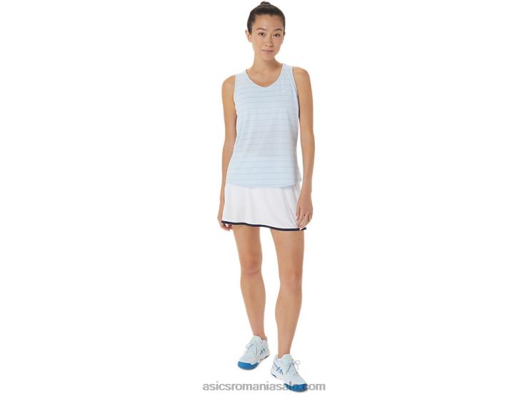 Asics cer moale tanc cu dungi curte pentru femei ZF4642558