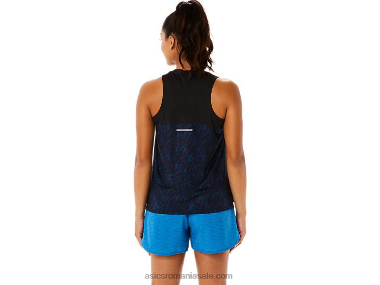 Asics imprimeu umbra de noapte/lake drive tanc pr lyte run dama ZF4643486