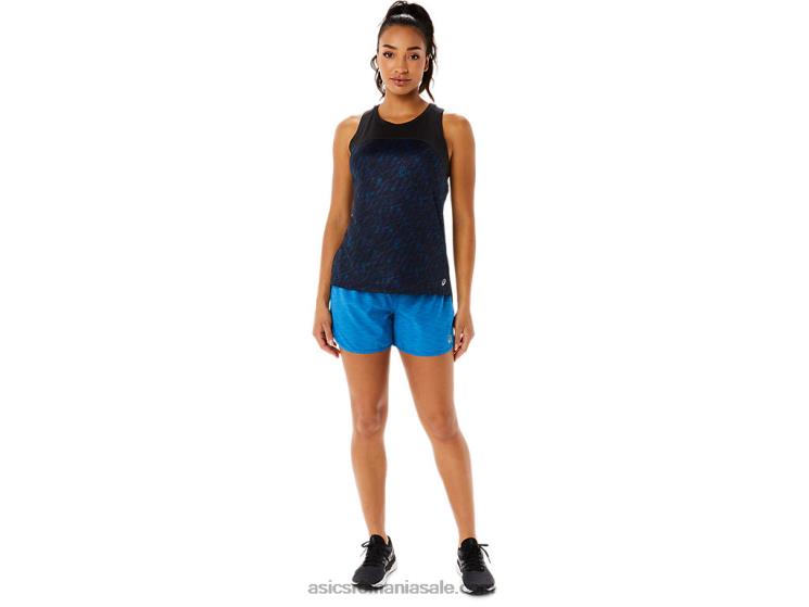 Asics imprimeu umbra de noapte/lake drive tanc pr lyte run dama ZF4643486