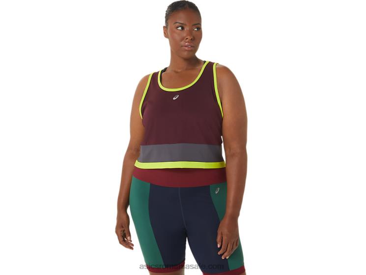 Asics maro/gri oțel pentru femei, noul tanc puternic reutilizat ZF4643367