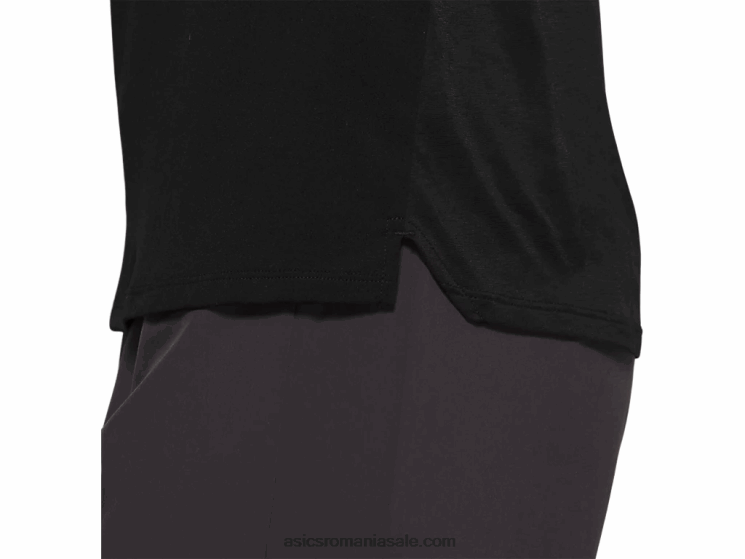 Asics negru de performanță cursa feminină fără mâneci ZF4644184