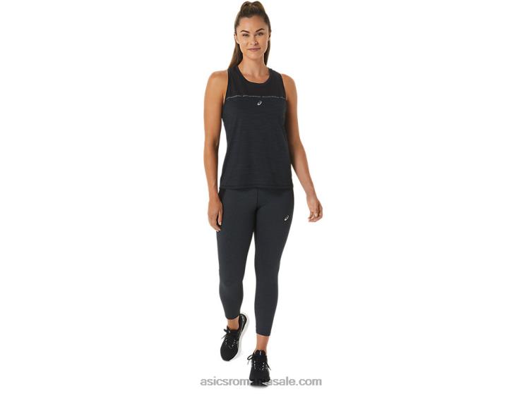 Asics negru de performanță/gri cărbune tanc de curse pentru femei ZF4642492