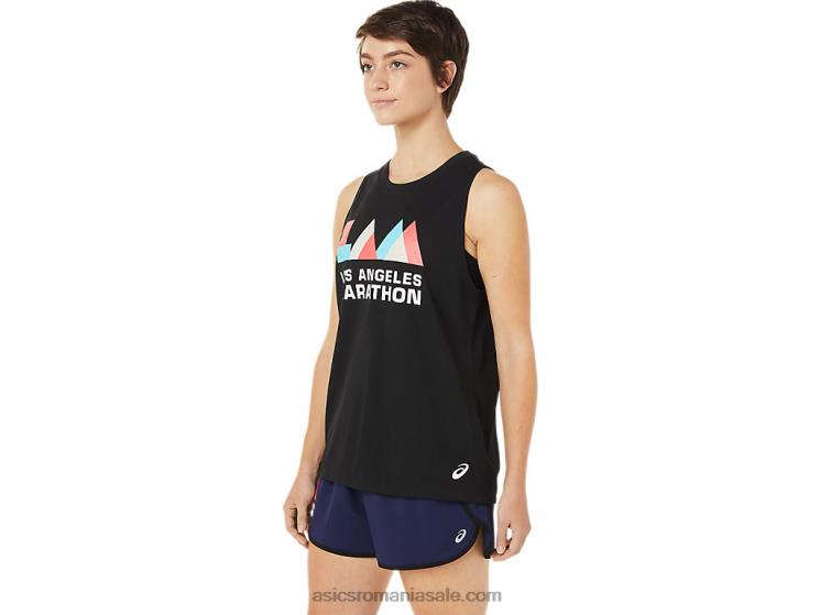 Asics negru de performanță maiot de damă lam ready-set ii ZF4643616