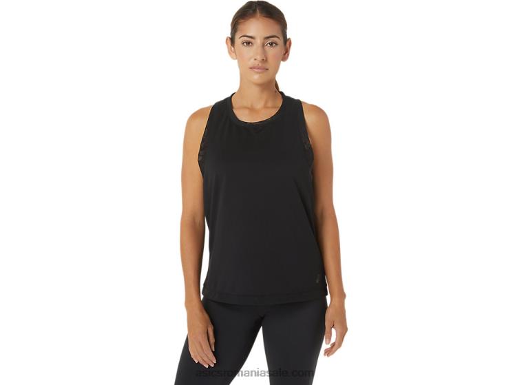 Asics negru de performanță tanc cu plasă Kate pentru femei ZF4642811