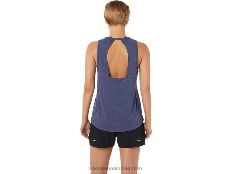 Asics peacoat heather / gheață proaspătă tancul muscular pentru femei ZF4643786