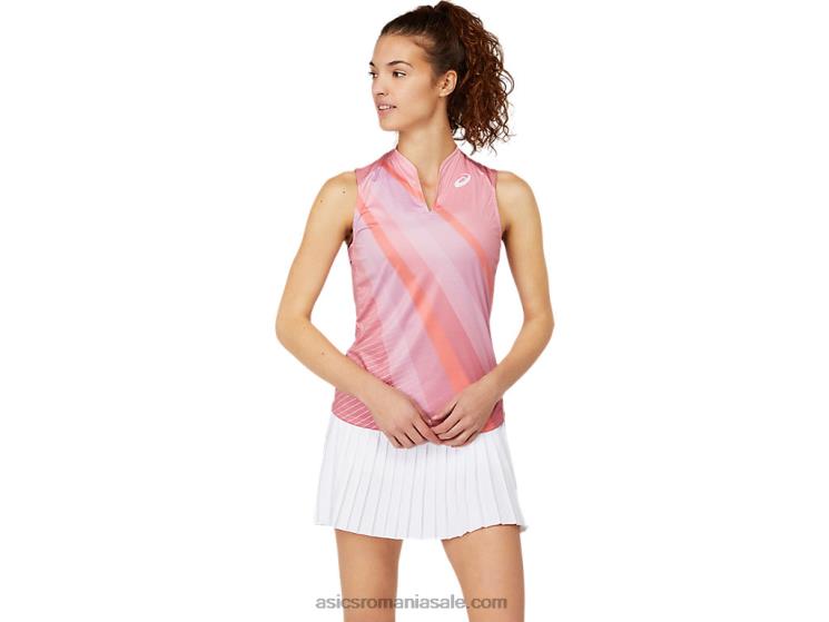 Asics trandafir afumat tanc grafic pentru femei ZF4643661