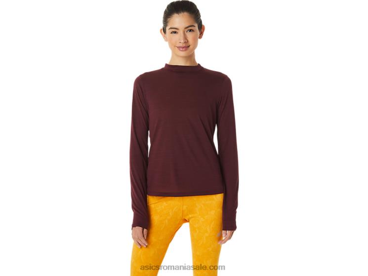 Asics Marte adânc top runkoyo cu mânecă lungă cu gât simulat ZF4642754
