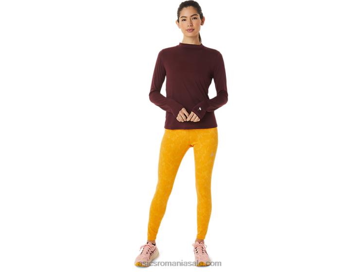 Asics Marte adânc top runkoyo cu mânecă lungă cu gât simulat ZF4642754