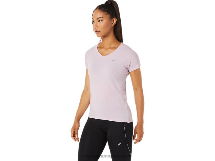 Asics abia s-a ridicat top de damă cu mânecă scurtă cu decolteu în V ZF4643342