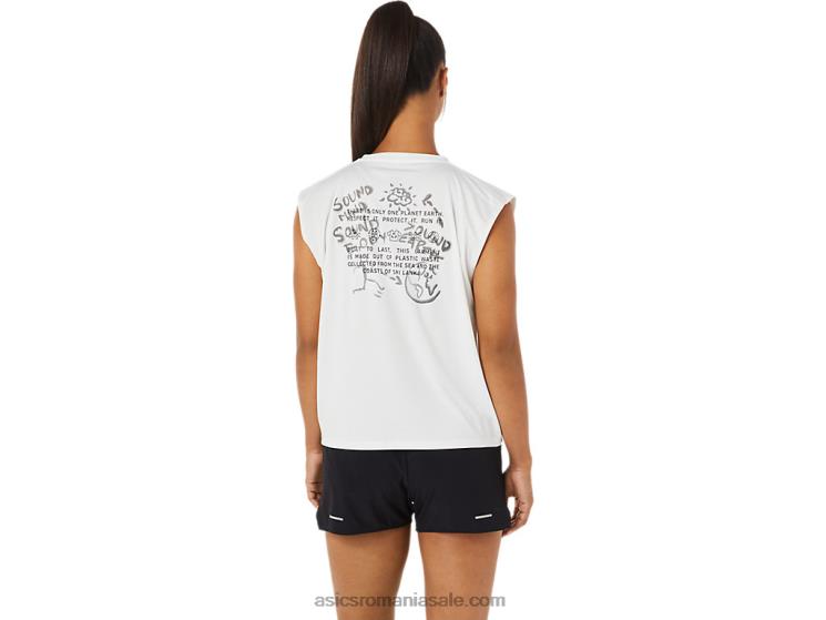 Asics alb natural deșeurile oceanice pentru femei run top ZF4643483