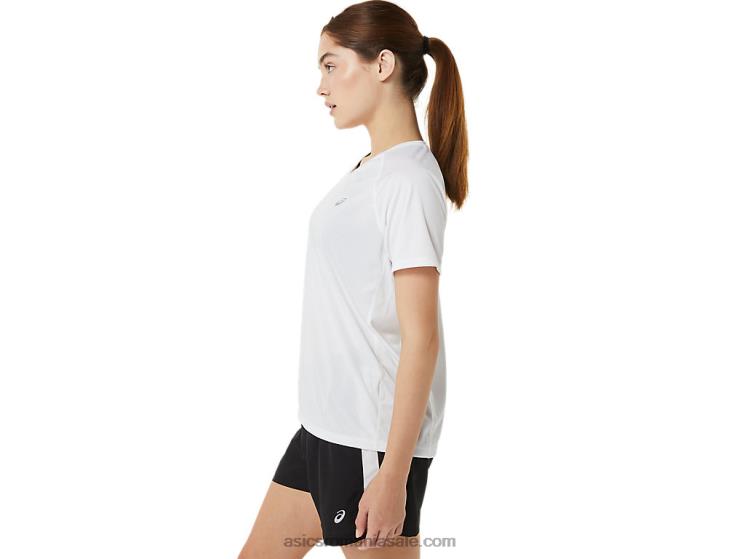 Asics alb strălucitor decolteu în V Lyte pentru femei ZF4643389