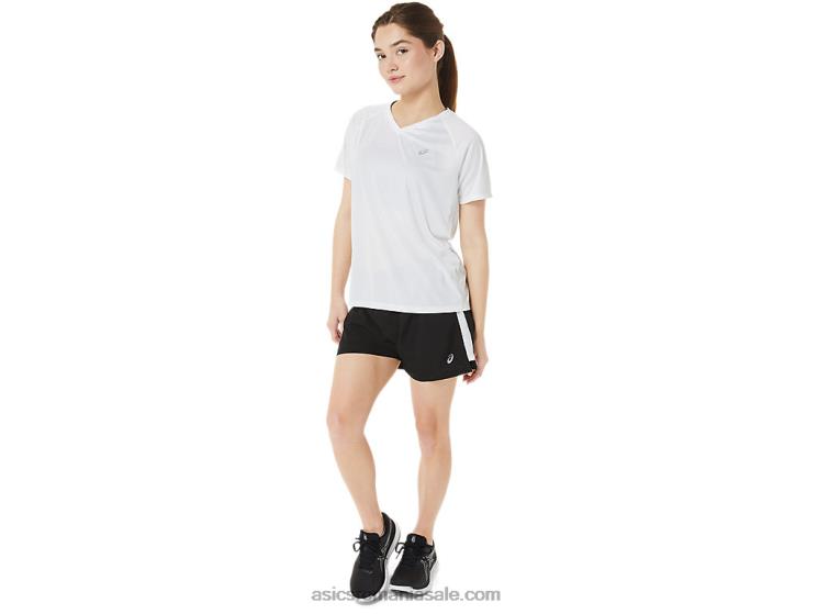 Asics alb strălucitor decolteu în V Lyte pentru femei ZF4643389