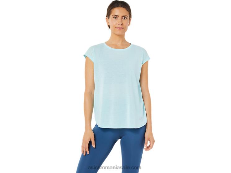 Asics albastru clar top cu mânecă scurtă de damă ZF4643369