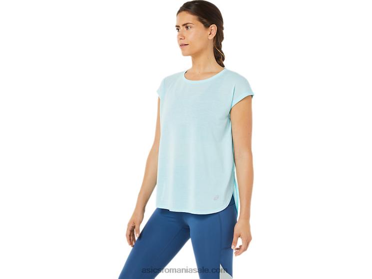 Asics albastru clar top cu mânecă scurtă de damă ZF4643369