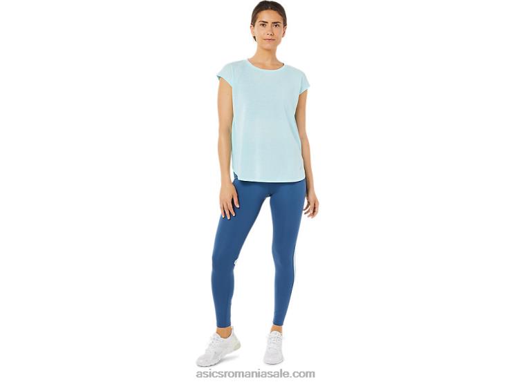 Asics albastru clar top cu mânecă scurtă de damă ZF4643369