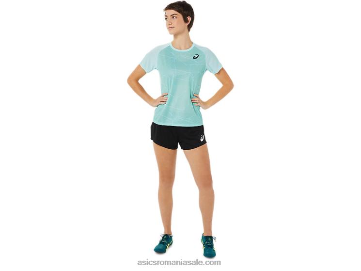 Asics albastru clar top lejer cu maneca scurta de dama ZF4643263