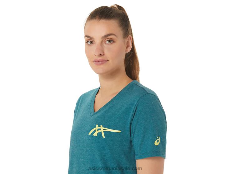 Asics catifea pin heather damă 1977 heritage americana cu decolteu în V ZF4642753