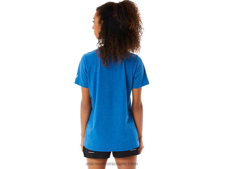 Asics drumul lacului tricou de damă cu mânecă scurtă est 1977 cu decolteu în V ZF4642982