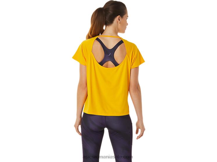 Asics floarea soarelui top cu mânecă scurtă pentru damă ZF4642940