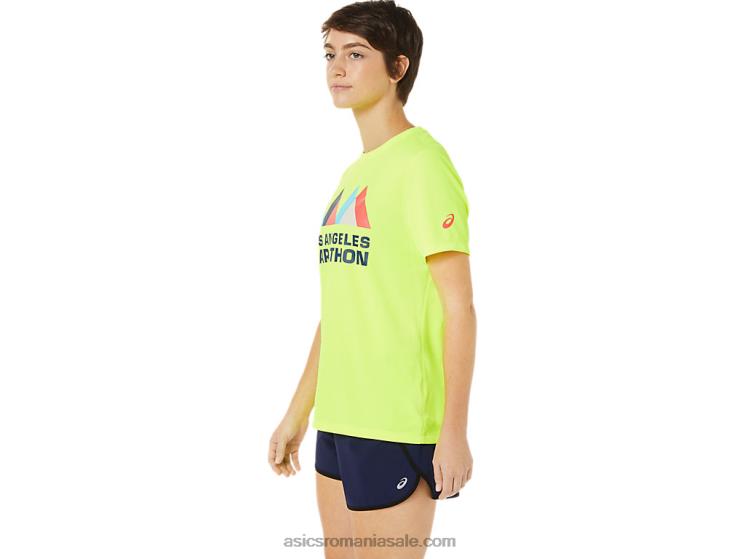 Asics galben de siguranță mânecă scurtă lam ready-set ii pentru femei ZF4643625